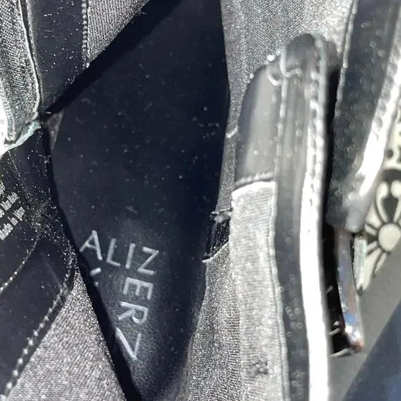 NATURALIZER Trina Mid Shaft Boots, black pebble, 7 - Picture 10 of 11